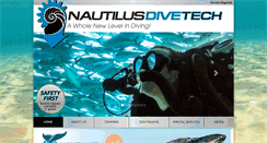 Desktop Screenshot of nautilusdivetech.com