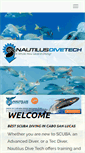 Mobile Screenshot of nautilusdivetech.com